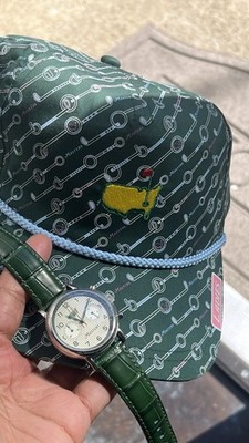 NWT 2026 The Masters Ladies Fit Hat Light Blue Augusta National Golf 2026 Masters Tournament Ladies Embroidered Putter Blue Rope  main image 4