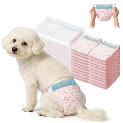 Female Dog Diapers,Disposable Dog Diapers,100 Count,Medium,Super Absorbent Le...