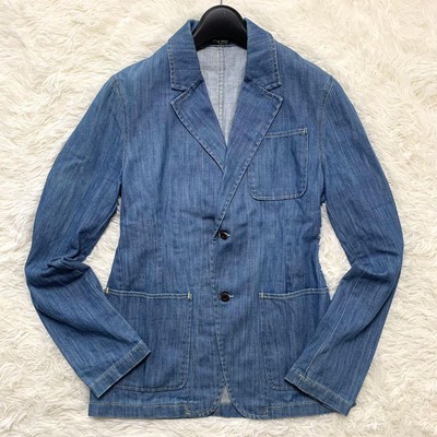 ジャケット・アウター 90s miumiu archive denim military jacket 0400022953392_BLUE?wid=830&hei
