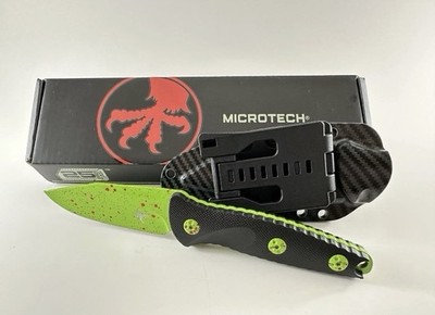 Microtech Socom Alpha Mini  ZOMBIE EDITION  fixed blade w/sheath *Rare*