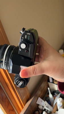 🎦Nikon EM SLR Film Camera Kit w/ AI 50mm f1.8 Lens & Strap From