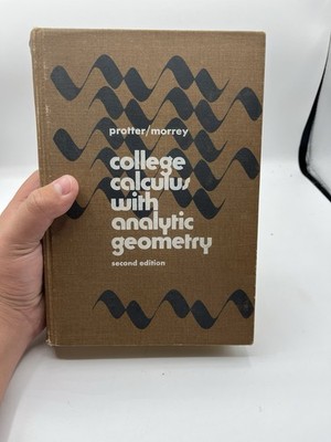 VTG Hardcover 1970 College Calculus with Analytic Geometry