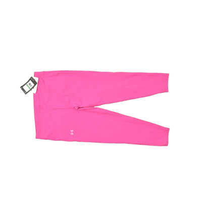 Under Armour Girls Fitted Motion Solid Ankle Crop Leggings Pink Size YL NEW