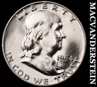 1954-D Silver Franklin Half Dollar - FBL - Choice Gem Brilliant Unc++++  #J8374