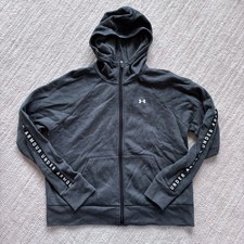 Under Armour Boys Zip Up Jacket Black Large
