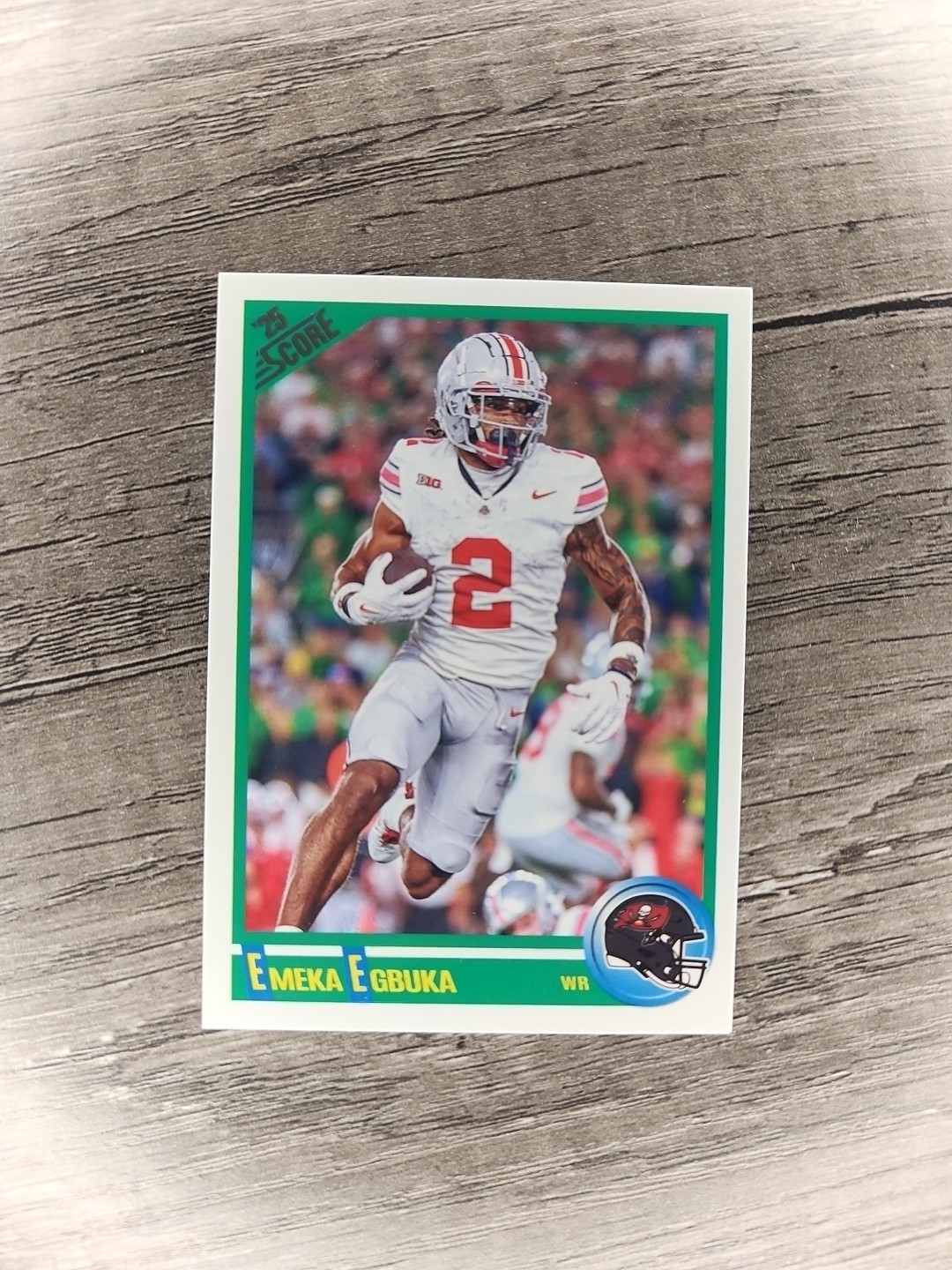 2025 Score - Rookies Emeka Egbuka #2 Green (RC)