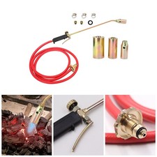 Long Arm Propane Butane Gas Torch Burner Blow Kit Roofers Roofing Brazing Hose