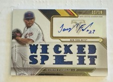 2018 Topps Triple Threads Unity Auto Jumbo Relic Jeurys Familia TTAR-JF1 #/18