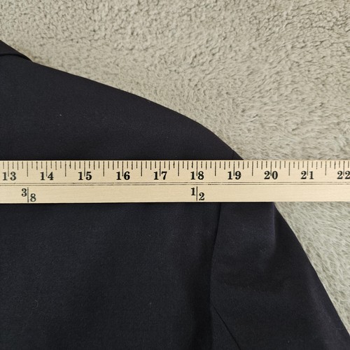 Chaps Ralph Lauren Blazer Mens 42R Navy Wool Gold Crest Buttons Classic Jacket - Picture 13 of 15