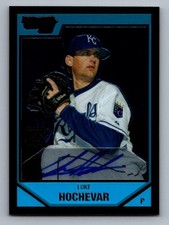 LUKE HOCHEVAR 2007 Bowman Chrome Prospect Autograph On-Card AUTO Rookie RC. rookie card picture