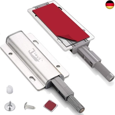 BESUCHE DEN JIAYI- Drucktüröffner Push to Open Magnet Jiayi 2 Stück Schrank Türöffner Tip On für Tü