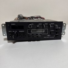 Ford Premium Sound Cassette Radio E5vf-18b865-ba Lincoln Mark Vii Never Used Vtg