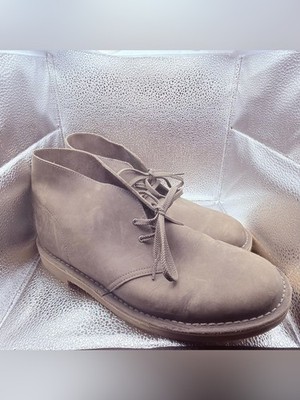 Clarks Men's Taupe Suede Desert Boots