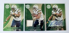 2012 Panini Totally Certified Platinum Green Materials Auto Ryan Mathews /5