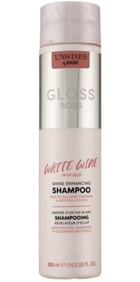 1 Unwined By Hask 10.2 Oz Gloss Boss White Wine Shine Enhancing Shampoo