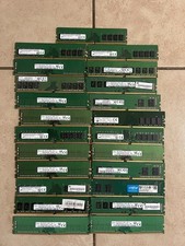 LOT OF 23 8GB DDR4 Desktop RAM MIXED BRANDS Samsung, Crucial, Micron Etc
