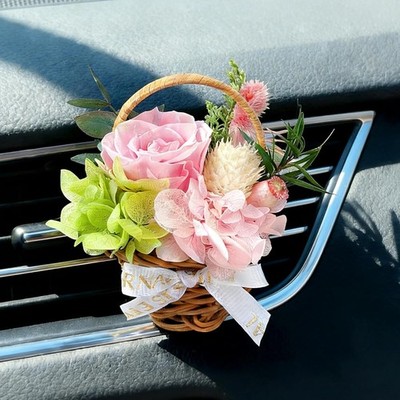 Small Bouquet Car Freshener Vent Clips Mini Fresh Flower Bouquet Conditioning...