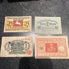 Notgeld - 1923 - Braunschweig- 25 Pfennig und andere siehe Bilder. 