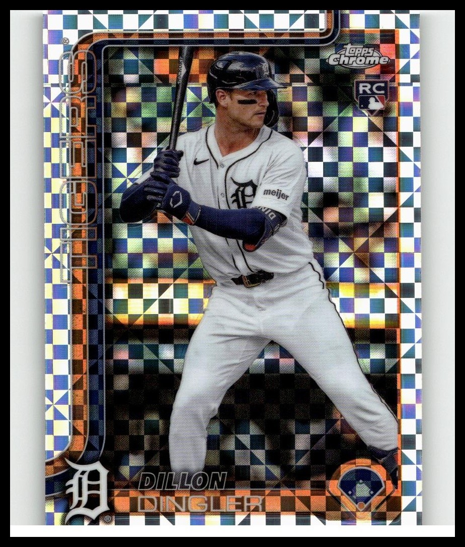 2025 Topps Chrome X-Fractor Dillon Dingler RC #274 Tigers
