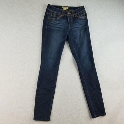 Democracy Jeans Womens Sz 4 Just Jegging Dark Stitch Det. DarkWash Normcore Cute