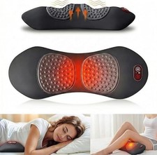 3 In 1 Electric Lumbar Support Pillow Smooth Spine Triple Fusion Back Massager