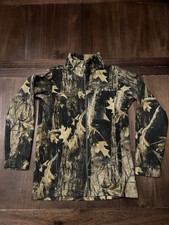 Columbia Fleece Jacket Youth Large 14/16 Full Zip Camo Fleece Hunting Jacket