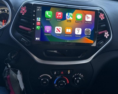 2+32G For Jeep Cherokee 2015-2018 Android 15 Carplay Car Stereo Radio GPS Navi