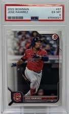 Jose Ramirez PSA 6 - 2022 Bowman - Guardians, All Star