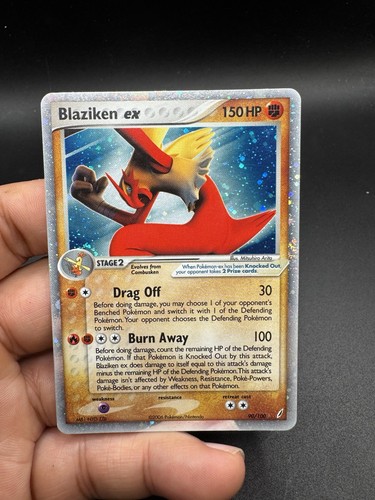 Pokémon TCG Blaziken EX 90/100 Crystal Guardians Holo Rare