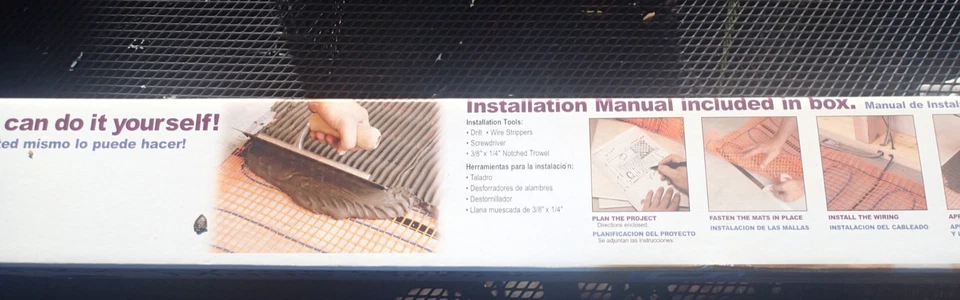 SunTouch Watts Radiant Floor Heating/Warming TapeMat 4' x 30" 120V - Image 3 of 3