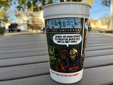 He-Man Masters of the Universe; Plastic Cup from Pepsi and Burger King