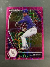 Jaden Hill 2021 Panini Draft Picks Baseball #PDP44 Card Pink Velocity