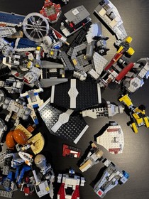 Lego Star Wars Partial Sets /Parts Lot microfighters, AT-ST,  Umbaran MHC & More
