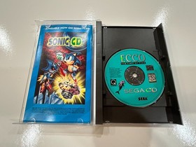 Ecco: The Tides of Time (Sega CD 1993) CIB Complete w Manual + Reg + Foam N MINT