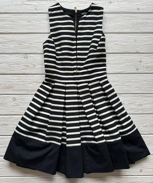 Women Armani Exchange Dress Navy Cotton 32