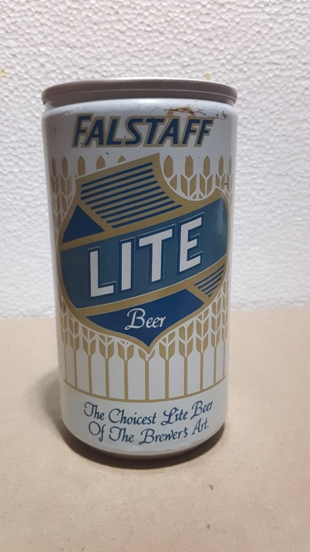 Falstaff Light Beer Can, empty