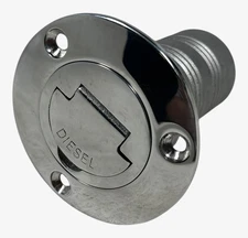 NRC&XRC Marine Boat Diesel Fuel Deck Filler With Keyless Cap 1 1/2''