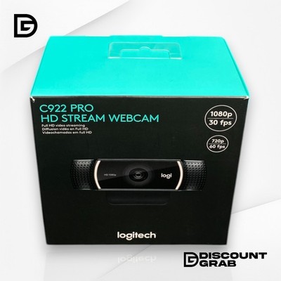 Logitech C922 Pro HD Stream Webcam 1080P - (SEALED)