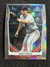SAM TRAVIS #CDP61 2014 Bowman Draft Chrome Refractor Boston Red Sox