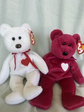 Valentina And Valentino Ty Beanie Baby Set With Tags