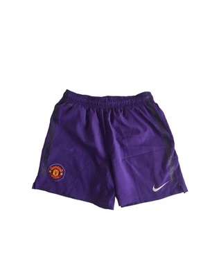 Short de football Manchester United 2014-2015 violet Nike Jersey Shirt - Photo 1/2