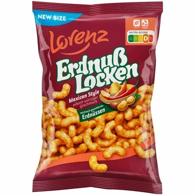 Lorenz ErdnußLocken Mexican Style Flips 175g Beutel