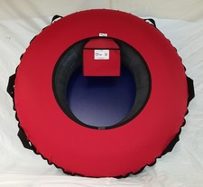 New 44" recreational Snowtubes, RED, GLOSS Bottoms. Made in USA