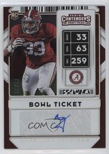 2020 Contenders Draft Picks College Bowl Ticket 70/99 Anfernee Jennings Auto lz7