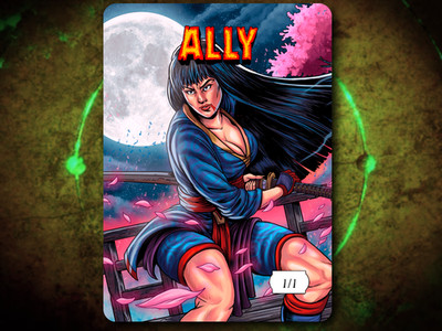 Ally 1/1 Full Art Token [by Darkside Tokens] Magic the Gathering MTG!