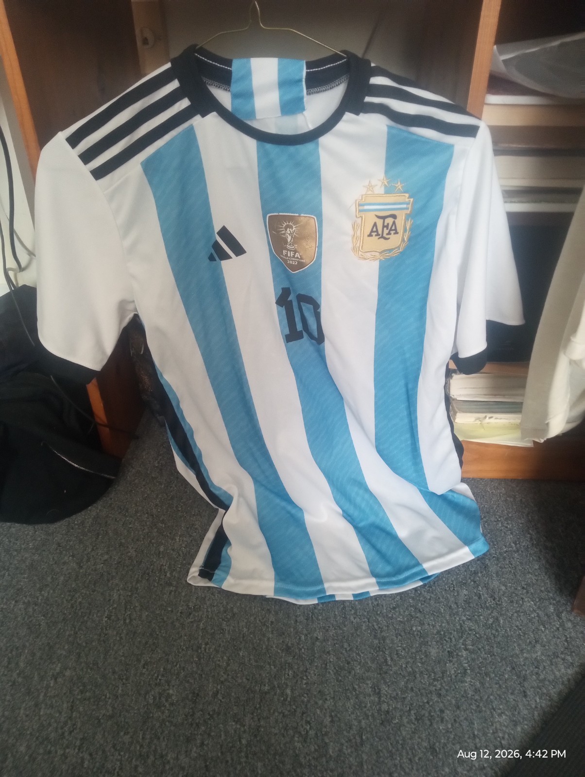 2022 adidas Argentina Messi jersey