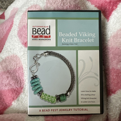 BEADED VIKING KNIT BRACELET DVD A BEAD FEST JEWELRY TUTORIAL
