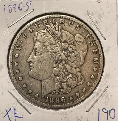 1886-S VF Morgan Silver Dollar