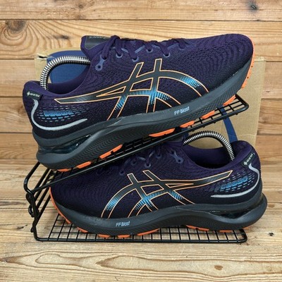 Asics Turnschuhe Damen Größe UK 7 Gel Cumulus 24 GTX lila wasserdicht Laufschuhe