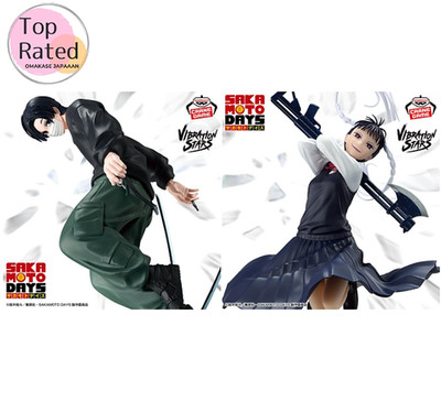 PSL SAKAMOTO DAYS VIBRATION STARS Toramaru Nao Seba Mafuyu Figure Set Japan New